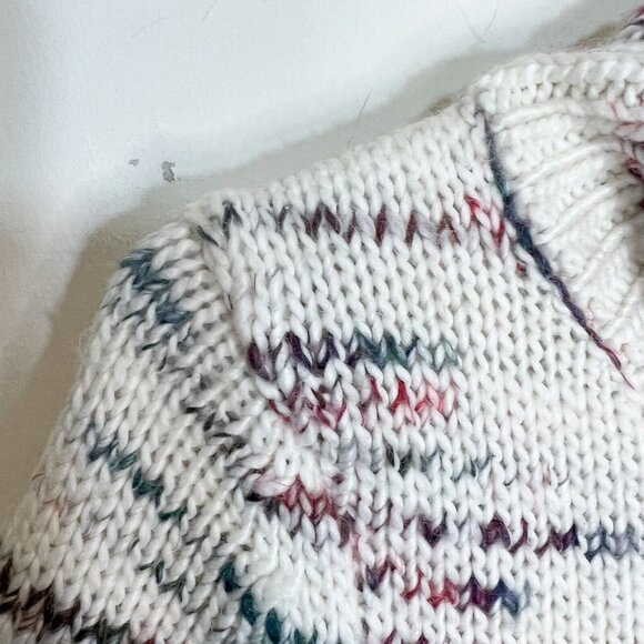 Etcetera Sweater S Wool Blend Knit Cowl Neck Short Sleeve Pullover Size Small - Picture 8 of 11